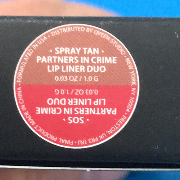 Qveen Studio Partners in Crime Lip Liner Duo SPRAY TAN + SOS 🦋 NEW - Picture 6 of 9